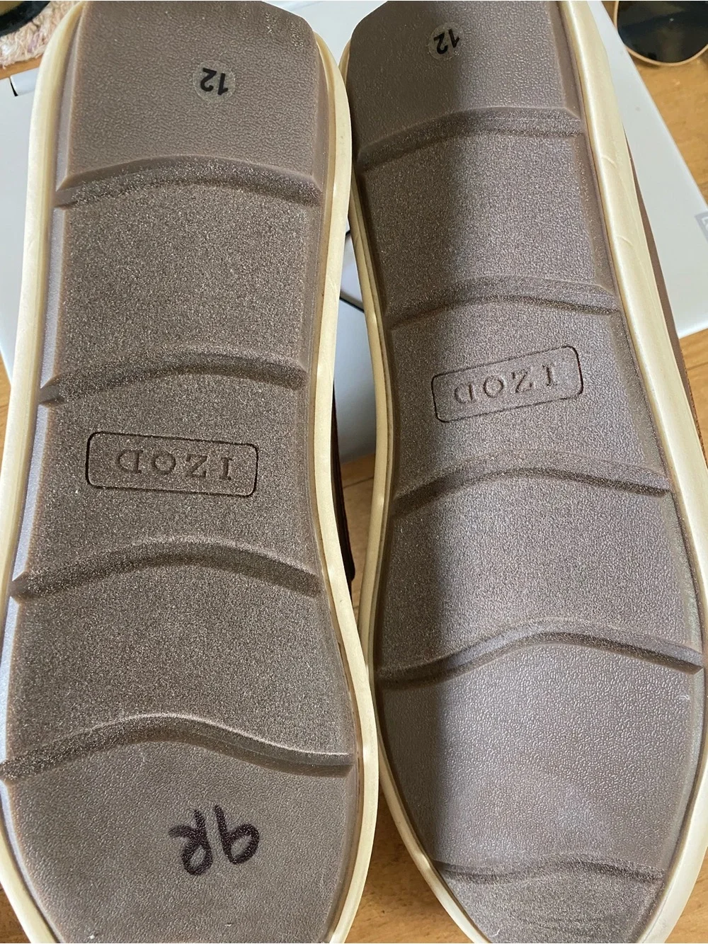 Izod slip loafers